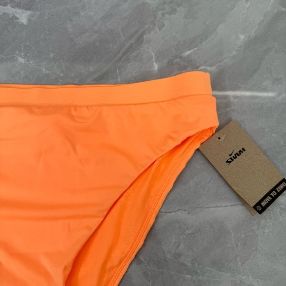 Women’s Nike Swim High Waisted Bikini Swimsuit Bottoms Large - Picture 3 of 16